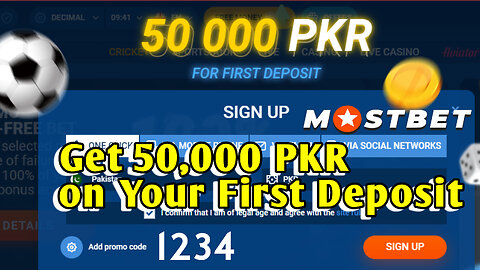 Get 50,000 PKR on Your First Deposit| Mostbet Sy Pehly Deposit Per 50,000 Tak Hasil Karain|YouTube