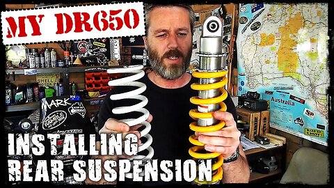 DR650 Rear Suspension Install