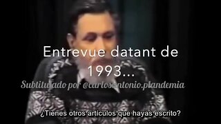 Serge Monast, canadiense, en 1993 sobre vacunas y gobierno.