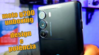 Moto G200 - O que vem na caixa, design premium e potência bruta!