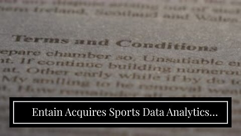 Entain Acquires Sports Data Analytics Company for $160M