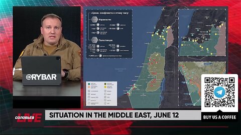 ►🚨▶ ⚡️⚡️🇮🇱⚔️🇵🇸 Rybar Review of the Middle East on June 12 2024