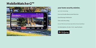 MobileWatcher2™ is your home security solution.