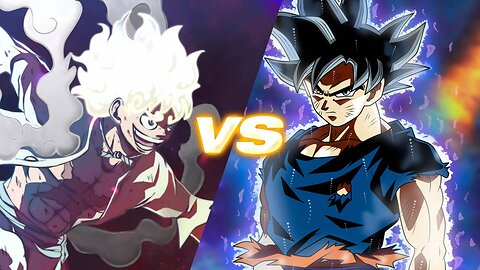 Luffy Gear 5 VS Goku Ultra Instinct | First Time transformation side by side comparison