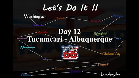 AMERICAN ROAD TRIP, ROUTE 66, Day 12 Tucumcari to Albuquerque