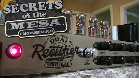Secrets of the Mesa Boogie Dual Rectifier Solo Head - Red Plating Tubes Repair