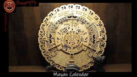 Mayan Calendar 3D Wooden Puzzle