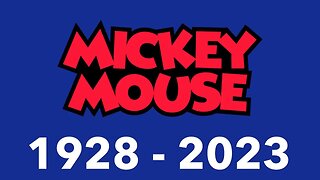 Evolução do logo da Mickey Mouse (1928-2023)