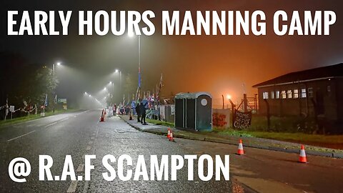 Manning camp @ R.A.F Scampton #enoughisenough #rafscampton #lestweforget #stoptheboats #squadron617