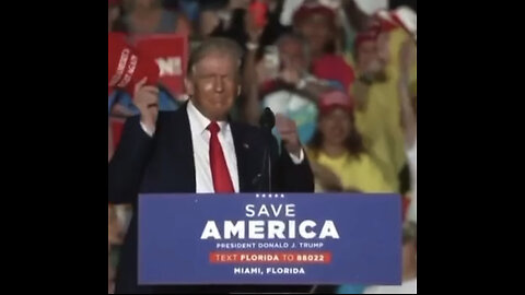 Donald Trumps Storm Speech While it was Pouring Down Raining in Florida! EPIC!!!!!!