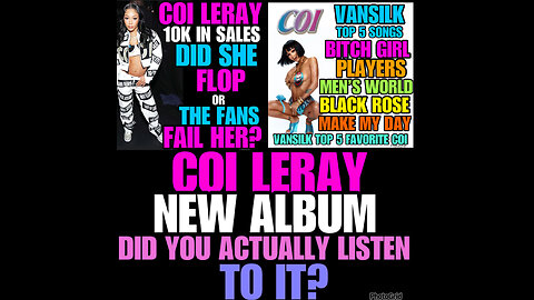 NIMH Ep #577 COI LERAY Album is a Classic! The fans fail her!