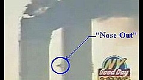 9/11 Nose Cone of United Airlines Flight 175 - Normal and Slow Motion