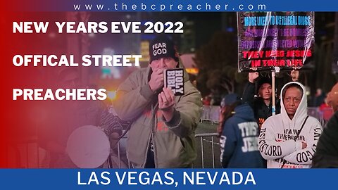 Preaching On The Las Vegas Strip New Years Eve 2022 #lasvegas #jesus #newyear #video