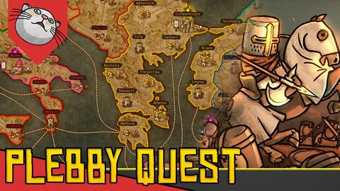 ESTRATÈGIA, CRUZADAS, JERUSALEM e AÇUCAR! - Plebby Quest - The Crusades [Gameplay Portugues PT-BR]