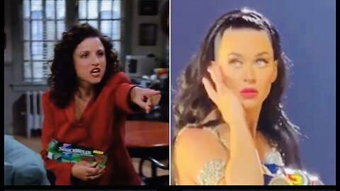 KATY “Costanza” Perry / Katy meets Jerry Seinfeld and Elaine