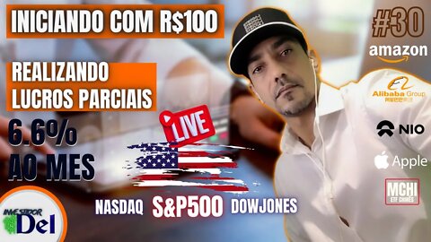 #30 SEXTA FEIRA MEIO DIA QUEM FEZ FEZ ! COMEÇANDO C/ R$100 AÇÕES INTERNACIONAIS + BITCOIN