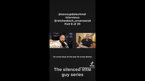 ‼️ Part 6 of 35: @newsupdates4real interviews Reichenbach_Uncensored. #doctors #prescriptions