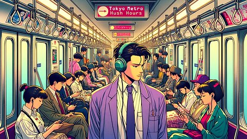 Tokyo Metro Hush Hours 🚇 Lofi Hip Hop/Chillhop