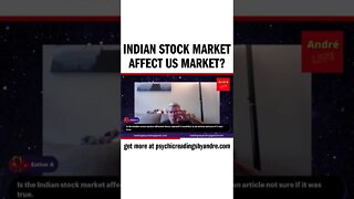 Indian stock market affect us market?