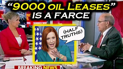 WHY "9000 OIL LEASES" IS A FARCE. JEN PSAKI MISLEADING ON OIL LEASES/PERMITS