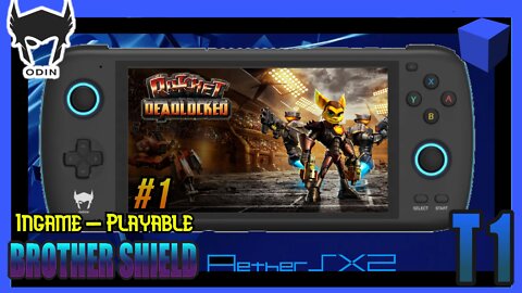 AetherSX2 (Early Access) Emulator: Ratchet Gladiator | Aya Odin Pro | SD 845 | Test 1