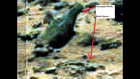 Mars Rover Image Contains Champagne Bottle?