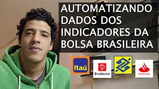 Dashboard - Como analisar dados/indicadores dos bancos da bolsa brasileira em tempo real