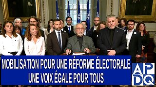 Mobilisation pour une Réforme Électorale : Une Voix Égale pour Tous