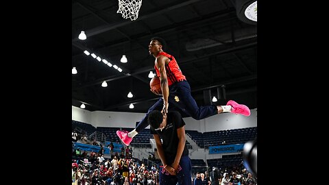 BRONNY JAMES MCDONALDS ALL AMERICAN DUNK CONTEST!!!!!!!!