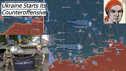 Ukraine Russian War, Rybar Map and Footage for June 4, 2023 Ukraine Starts in Counteroffensive