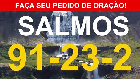 🙌 OUÇA DORMINDO! SALMO 91 - SALMO 23 e SALMO 2 - DURMA COM DEUS #OraçãodaNoite