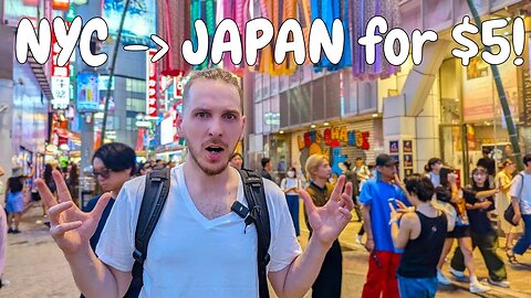 How I flew from NEW YORK TO JAPAN for ONLY $5!