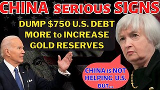 GAMEOVER! China Dump More $750 Billion U.S. Debt and Purchased 2,068 Tonnes of Gold丨AsianQuicktake
