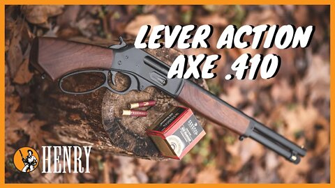 First Shots with the Henry Lever Action Axe .410