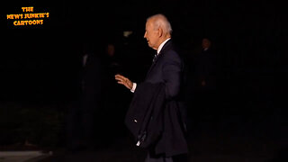 As usual, Biden ignores the press focusing on his steps through the White House lawn.
