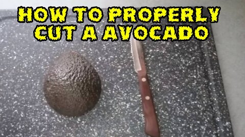 How To Properly Cut A Avocado