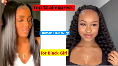 ameile247!😍 Top 12 aliexpress|Headband Wigs Beginner Friendly Human Hair Wigs for Black Girl
