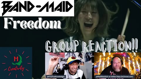 A Group Reaction of Band Maid " Freedom"!! Mark Radulich + Jeff S Team Up to React to " Freedom".