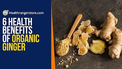 6 Health benefits of organic ginger