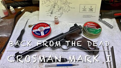 Another one back from the dead, Crosman Mark 1 CO2 22 pistol