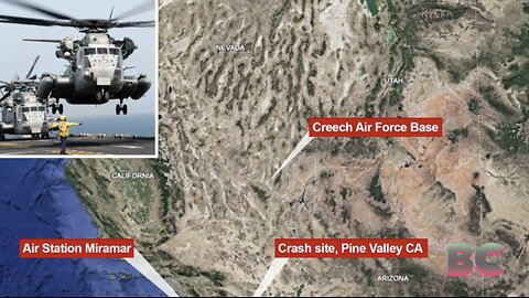 Missing U.S. military helicopter found in Southern California; search on for 5 Marines