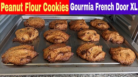 Peanut Flour Chocolate Chip Cookies, Gourmia French Door XL Recipe
