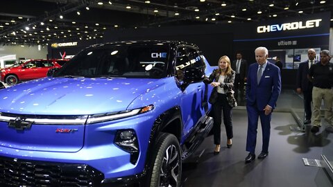 President Biden Touts Electric Vehicles At Detroit Auto Show