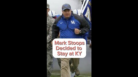 Mark Stoops decides to Stay in Kentucky