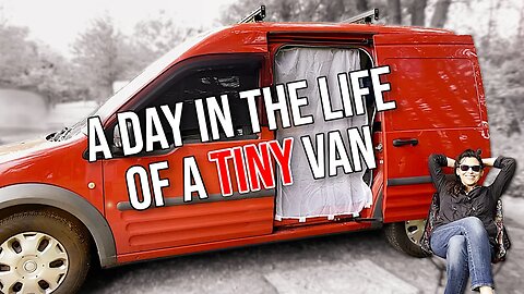 VAN LIFE | Solo Female | A Day In The Life Of a TINY Van!