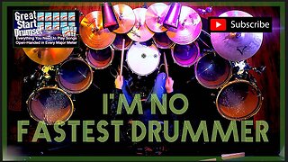 No Fastest Drummer * Mirrored Kit Minute: Linear Squared * Larry London