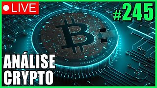 BITCOIN EM SUPORTE CRÍTICO! 20K OU 30K?? - ANÁLISE CRYPTO #245 - #bitcoin #eth #criptomoedasaovivo