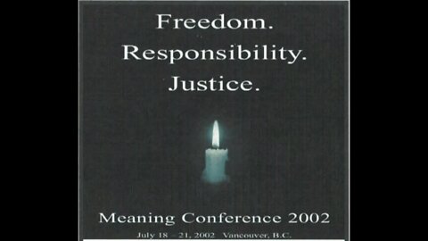 Symposium on Meaning & Optimism | S16 Part 3 | Meaning Conference 2002