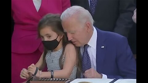 The REAL DICTATOR IS JOE BIDEN.....and he's creepy as hell around children.