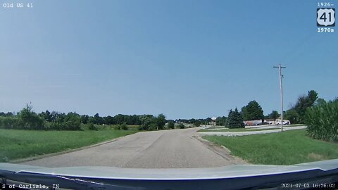US Highway 41 - V7 - Oaktown to Carlisle, Indiana